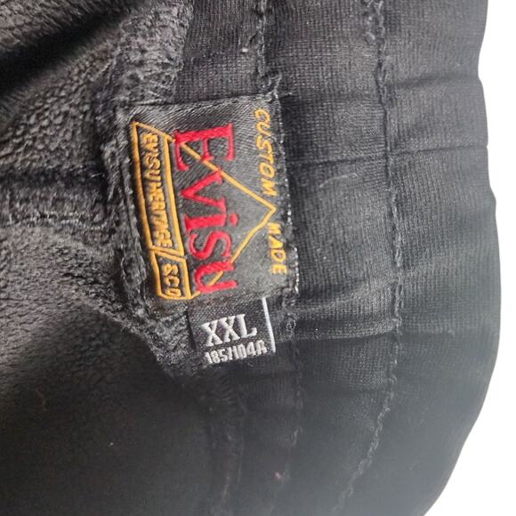 Evisu Heritage Sweatpants Brushstroke Logo Joggers Mens XXL Streetwear Lounge - Picture 2 of 15